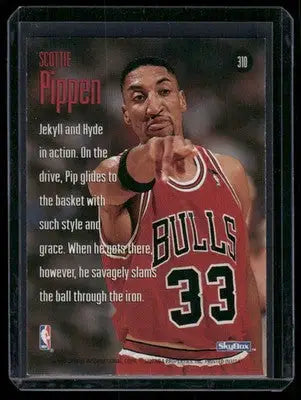 1995 SkyBox Premium Sky Slams Scottie Pippen #310 Basketball - Basketball Card Single