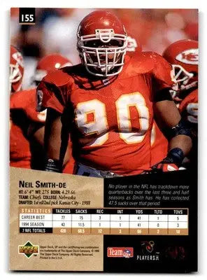 1995 SP #155 Neil Smith - Football Card Single