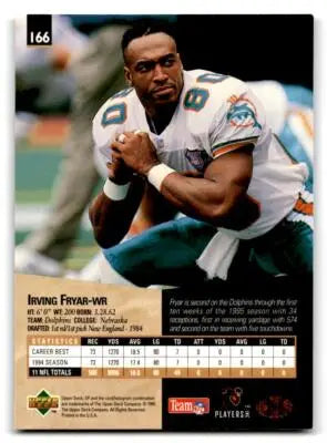 1995 SP #166 Irving Fryar - Football Card Single