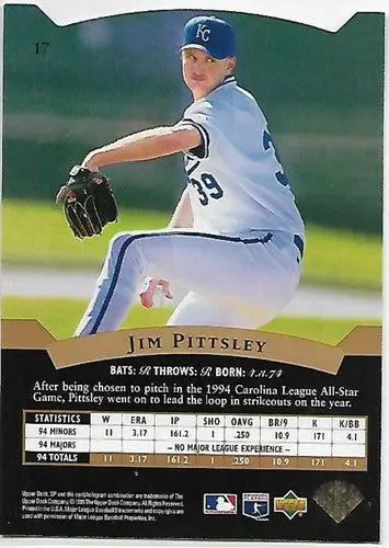 1995 SP #17 Jim Pittsley NM-MT Royals FOIL - Baseball Card Single