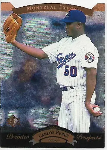 1995 SP #19 Carlos Perez NM Near Mint RC Rookie Expos FOIL - Baseball Card Single