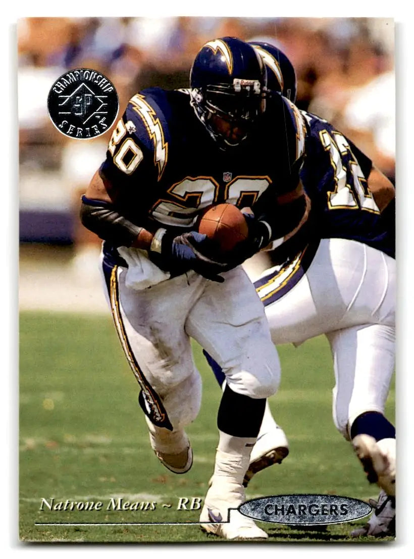 1995 SP Championship #197 Natrone Means - Football Card Single