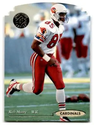Rob Moore 1995 SP Championship die cuts trading card featuring Rob Moore of the Cardinals