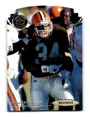 1995 SP Championship #85 Lorenzo White Die Cuts - Football Card Single