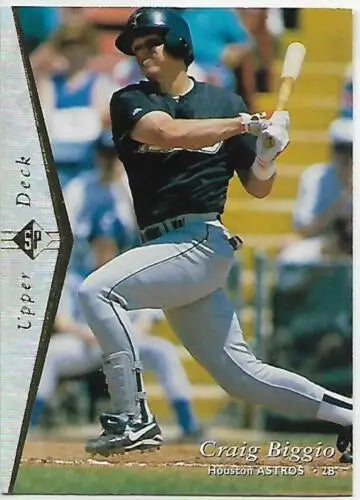 1995 SP Silver #61 Craig Biggio baseball card with original gloss from the Astros