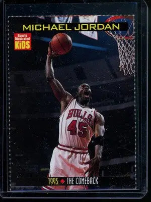 1995 Sports Illustrated Kids The Comeback Michael Jordan #782 Basketball - Basketball Card Single