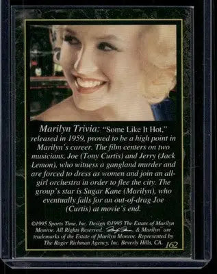 1995 Sports Time Marilyn Monroe #162 - Non-Sports Card Single