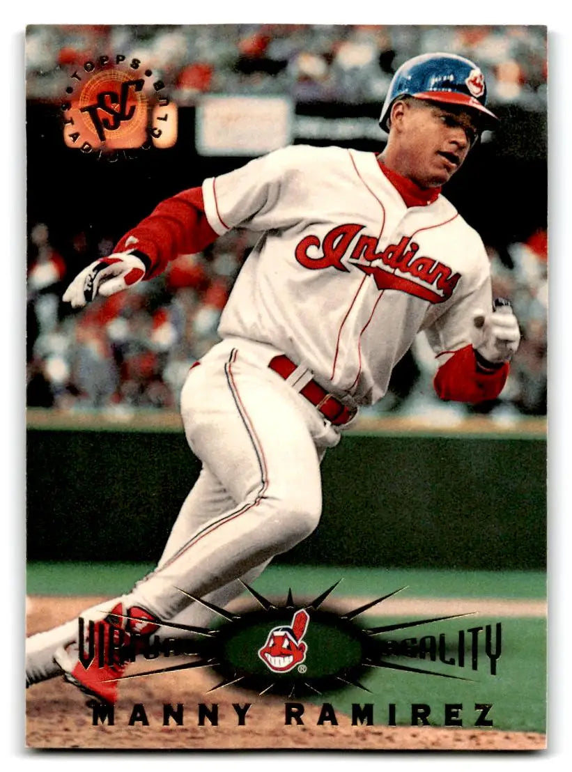 1995 Stadium Club #132 Manny Ramirez Virtual Reality - Baseball Card Single