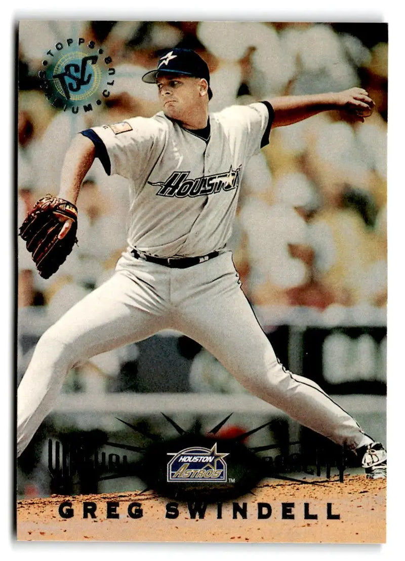 1995 Stadium Club #140 Greg Swindell Virtual Reality - Baseball Card Single