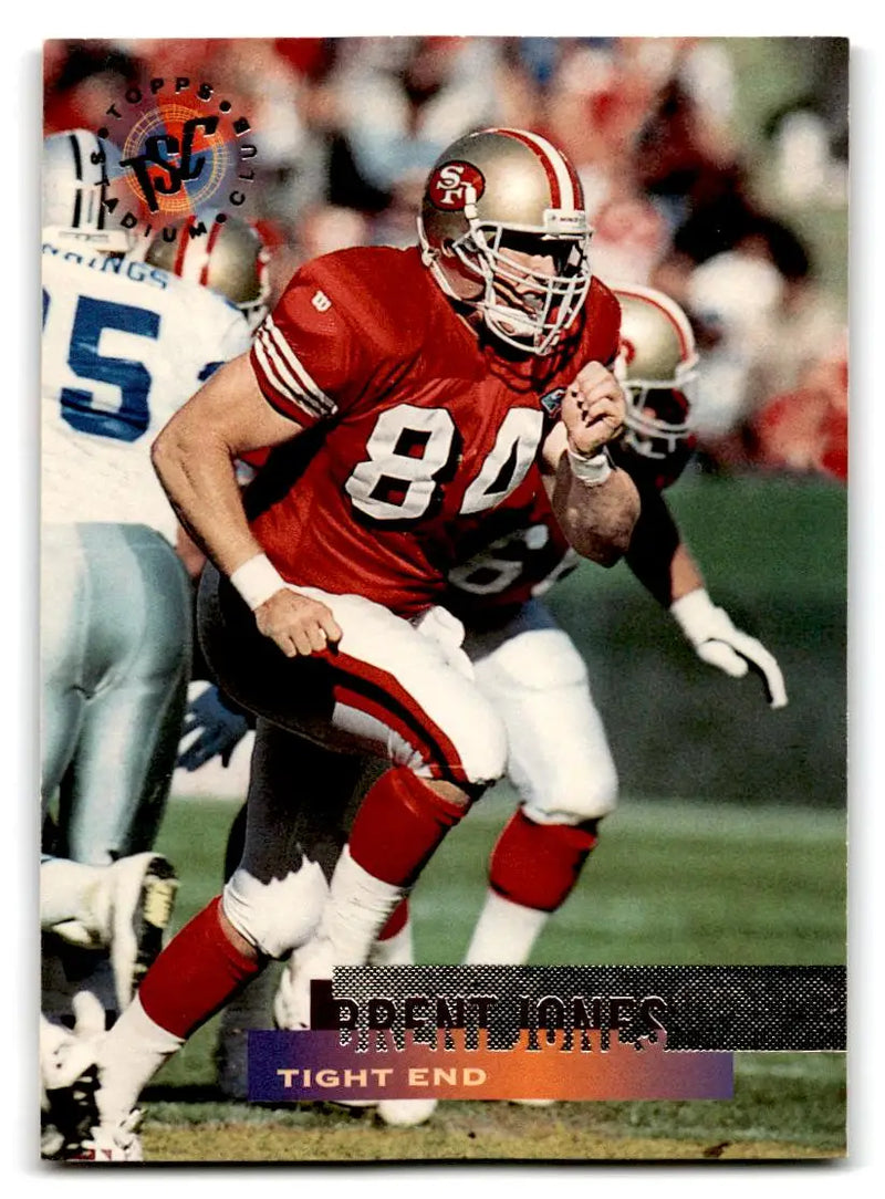 1995 Stadium Club #311 Brent Jones - Football Card Single