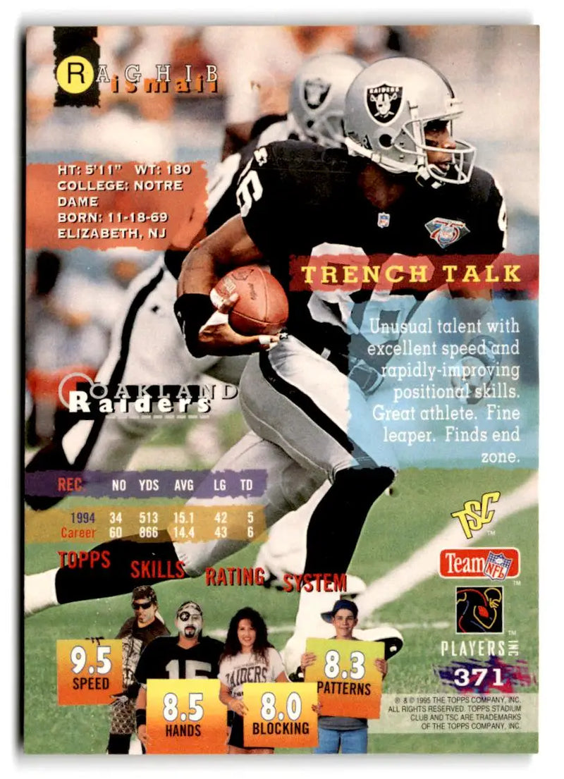 1995 Stadium Club #371 Raghib Ismail - Football Card Single
