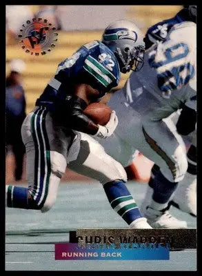 1995 Stadium Club Chris Warren 75 Seattle Seahawks
