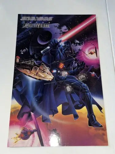 Star Wars Topps MasterVisions card featuring art by Ken Steacy, 1995 collector’s item