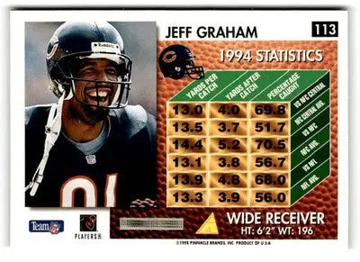 1995 Summit #113 Jeff Graham - Football Card Single