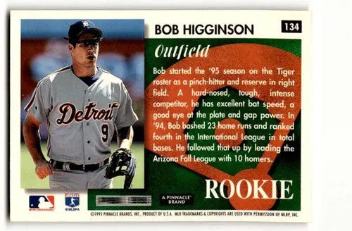 1995 Summit #134 Bobby Higginson Detroit Tigers Baseball Cards NM Ne ID:64400 - Baseball Card Single
