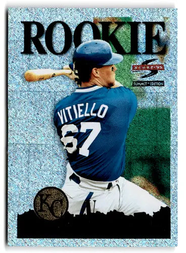 Original gloss Summit Nth Degree baseball rookie card of Joe Vitiello Royals NM near mint