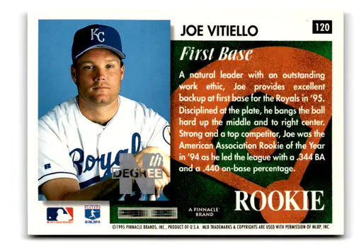 Joe Vitiello baseball card from Summit Nth Degree series featuring original gloss NM near mint condition