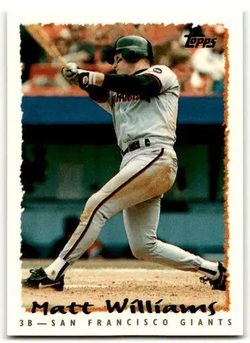 1995 Topps #10 Matt Williams NM Near Mint Giants - Baseball Card Single