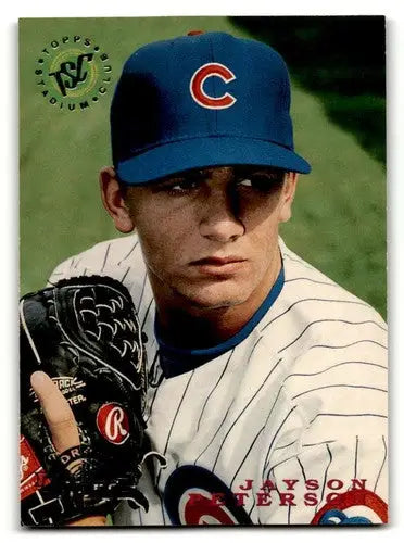 1995 Topps #112 Jayson Peterson Chicago Cubs Baseball Cards EX/NM ID:59555 - Baseball Card Single