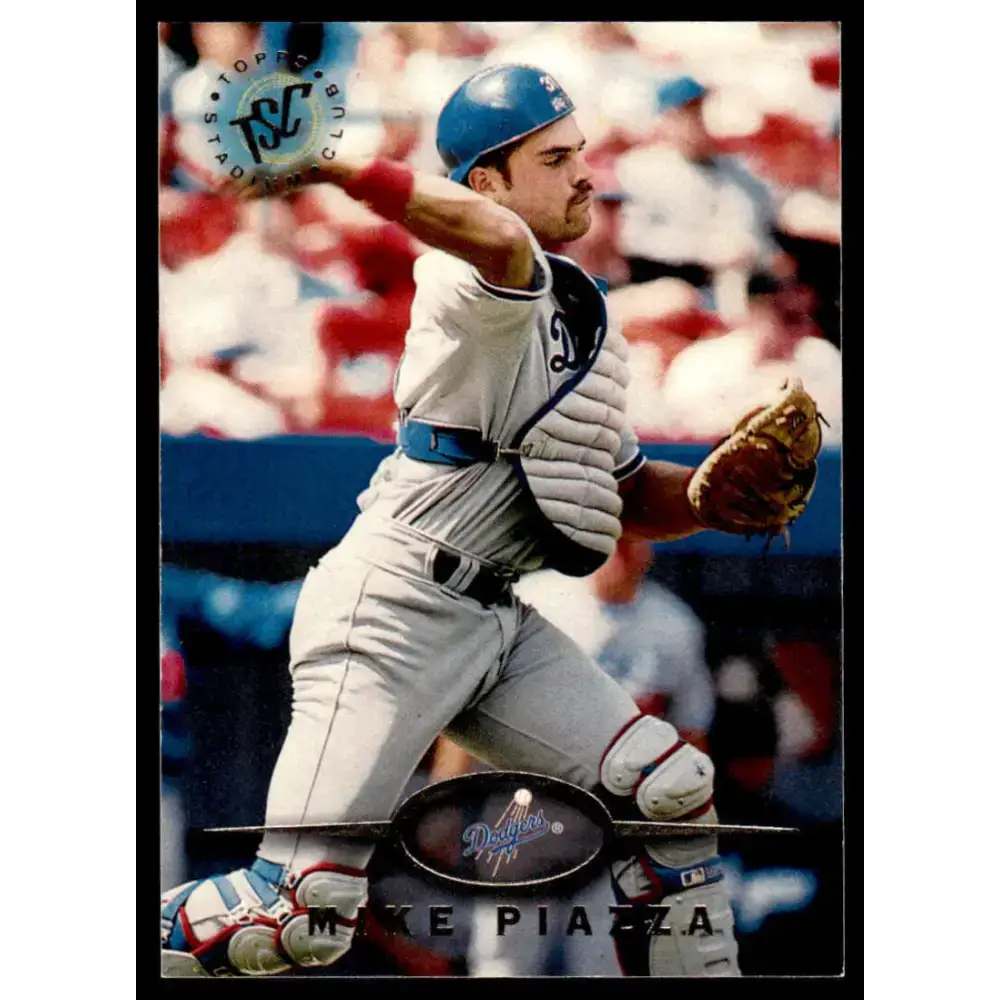 1995 Topps #149 Mike Piazza EX/NM Los Angeles Dodgers Baseball Card - Baseball Card Single
