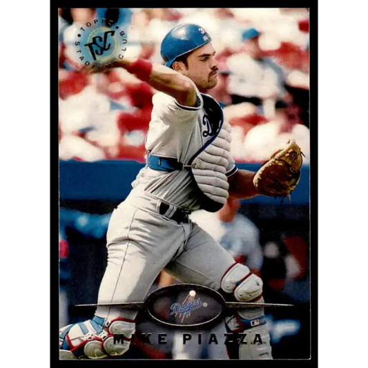 1995 Topps #149 Mike Piazza EX/NM Los Angeles Dodgers Baseball Card - Baseball Card Single
