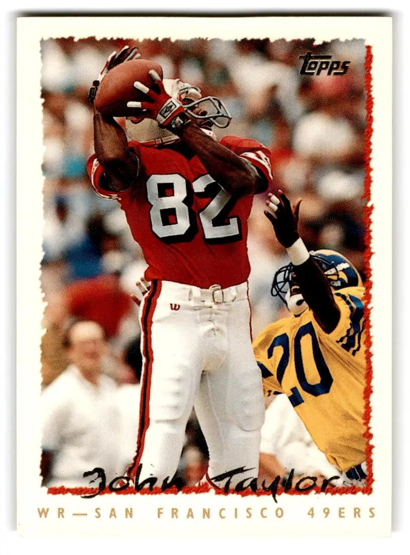 1995 Topps #217 John Taylor - Football Card Single