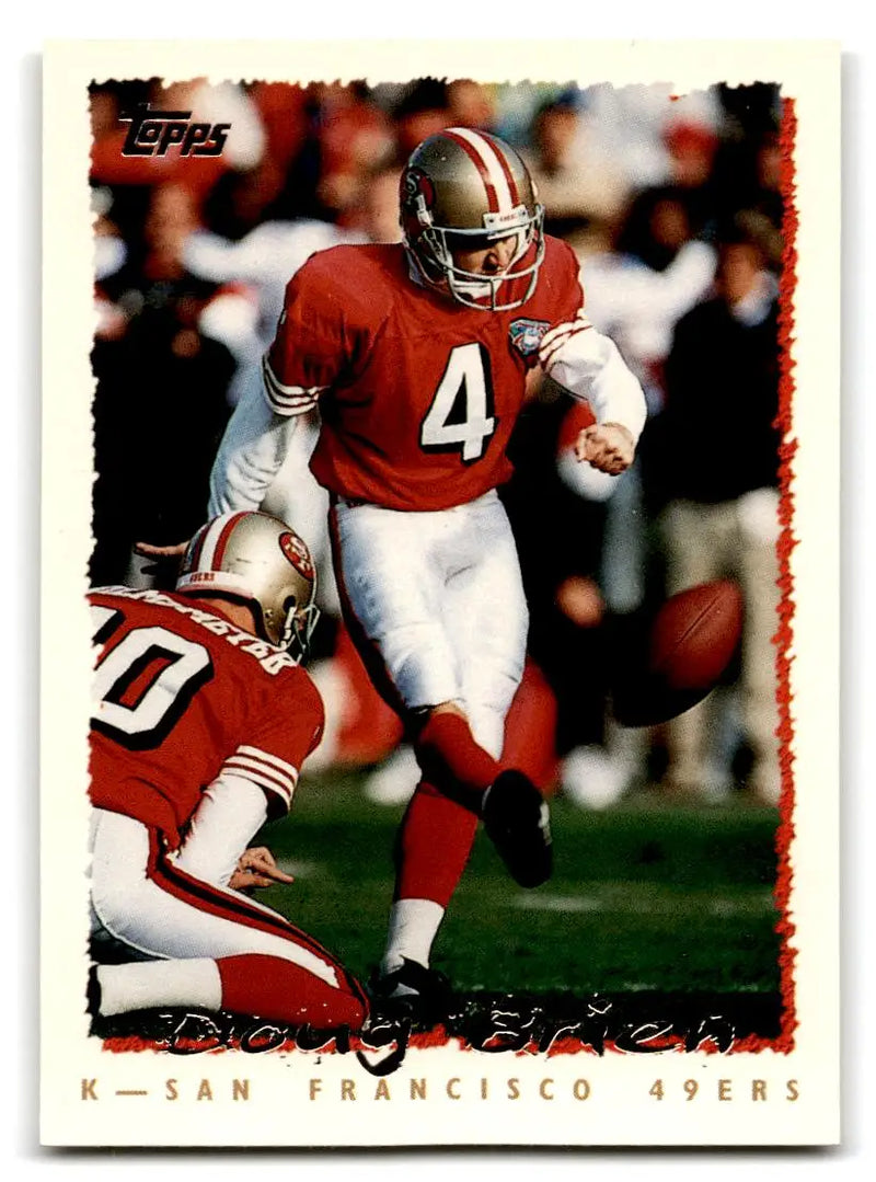 1995 Topps #273 Doug Brien - Football Card Single