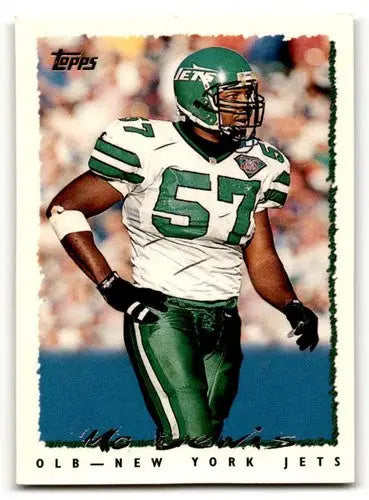 1994 Topps Marvin Jones football card with original gloss from York Jets football collection