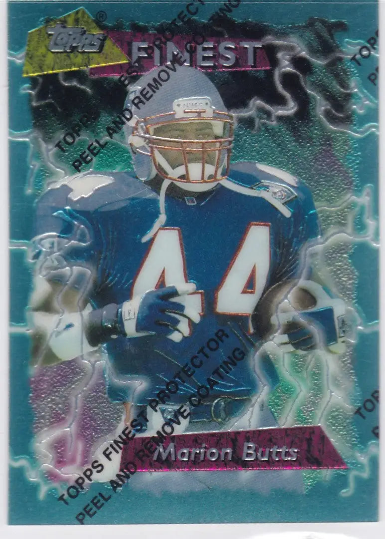 1995 Topps Finest #15 Marion Butts New England Patriots