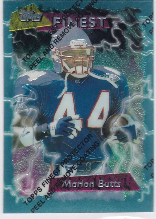 1995 Topps Finest #15 Marion Butts New England Patriots - Football Card Single