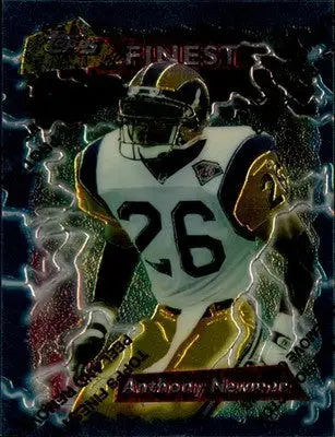1995 Topps Finest #47 Anthony Newman - Football Card Single