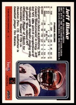1995 Topps Jeff Blake RC 265 Cincinnati Bengals