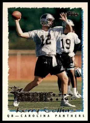 1995 Topps Kerry Collins RC 224 Carolina Panthers