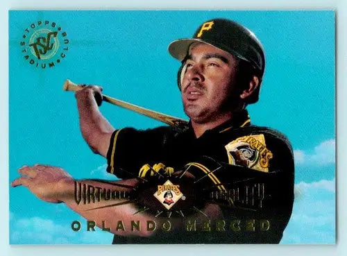 1995 Topps Stadium Club Virtual Reality #104 Orlando Merced NM Near Min ID:72522 - Baseball Card Single