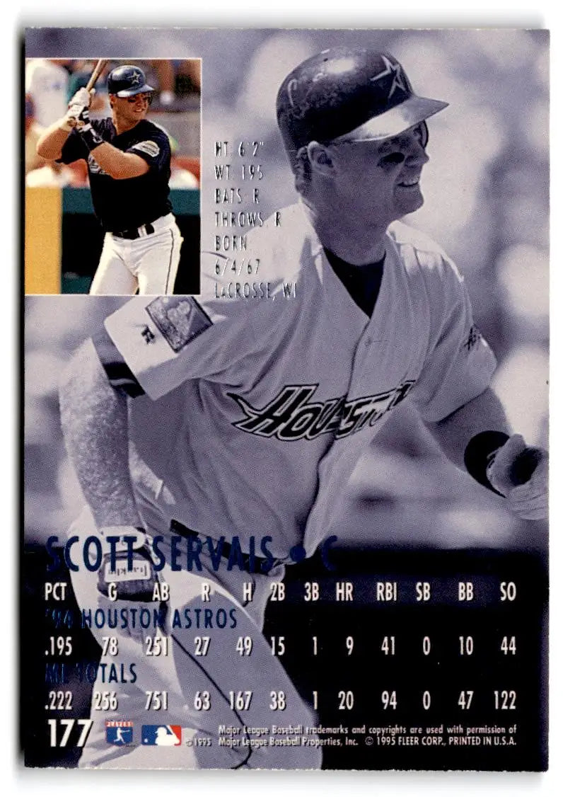 1995 Ultra #177 Scott Servais - Baseball Card Single