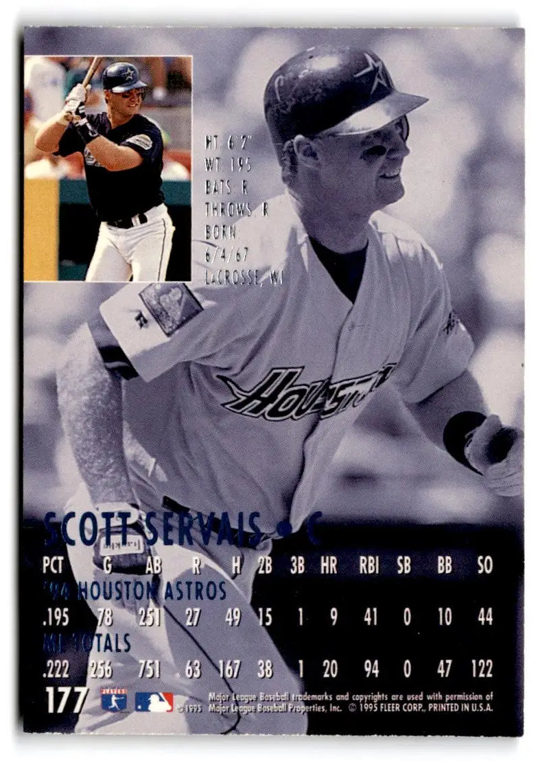 1995 Ultra #177 Scott Servais - Baseball Card Single