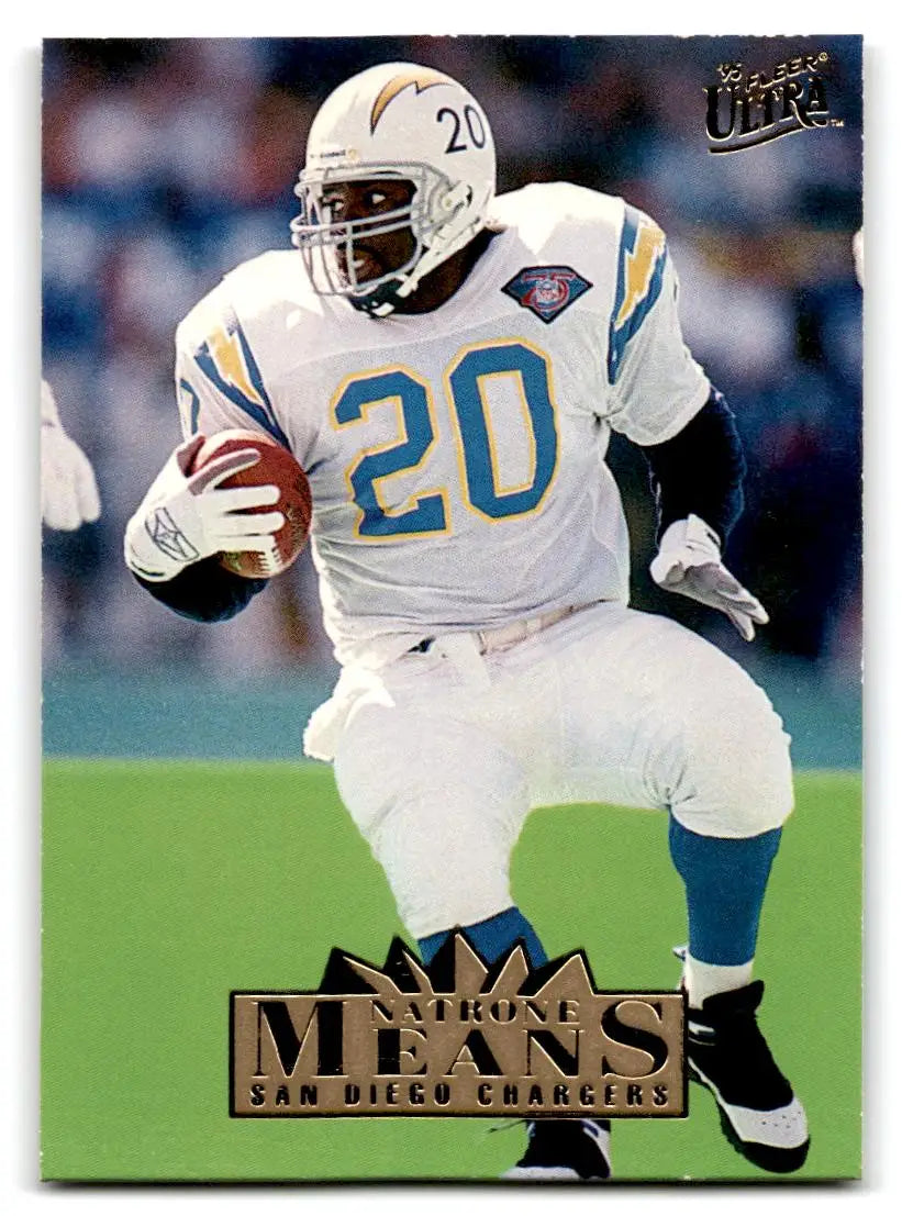 1995 Ultra #290 Natrone Means - Football Card Single
