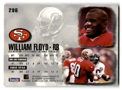 1995 Ultra #296 William Floyd - Football Card Single