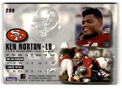 1995 Ultra #299 Ken Norton - Football Card Single