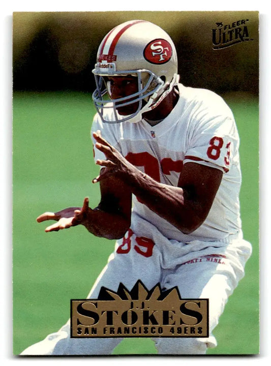 1995 Ultra #304 J.J. Stokes - Football Card Single