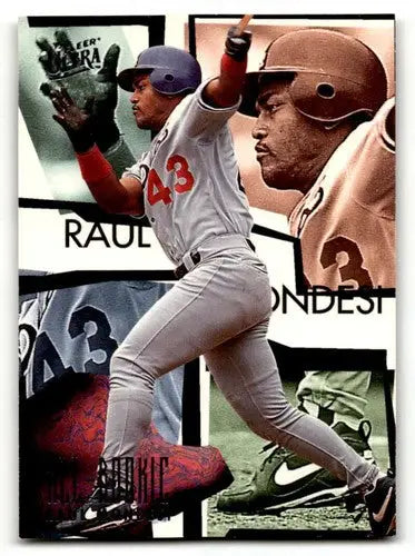 Raul Mondesi Los Angeles Dodgers baseball card from 1995 Ultra series