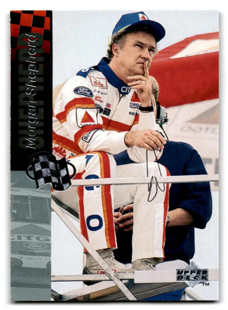 1995 Upper Deck #17 Morgan Shepherd - Racing Card Single
