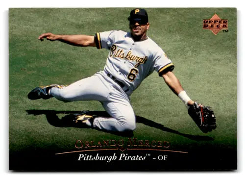 1995 Upper Deck #385 Orlando Merced NM-MT Pirates ID:72523 - Baseball Card Single