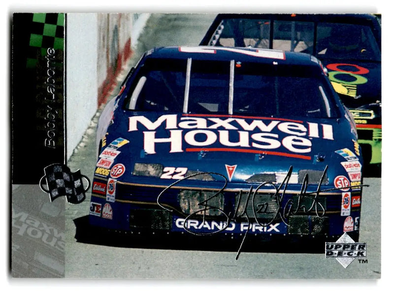 1995 Upper Deck #86 Bobby Labonte Silver Signature / Electric Silver - Racing Card Single