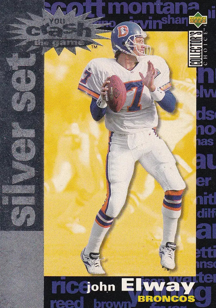 1995 UPPER DECK #C2 JOHN ELWAY SILVER SET- DENVER BRONCOS