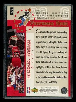 1995 Upper Deck Collector’s Choice Michael Jordan #195 Basketball