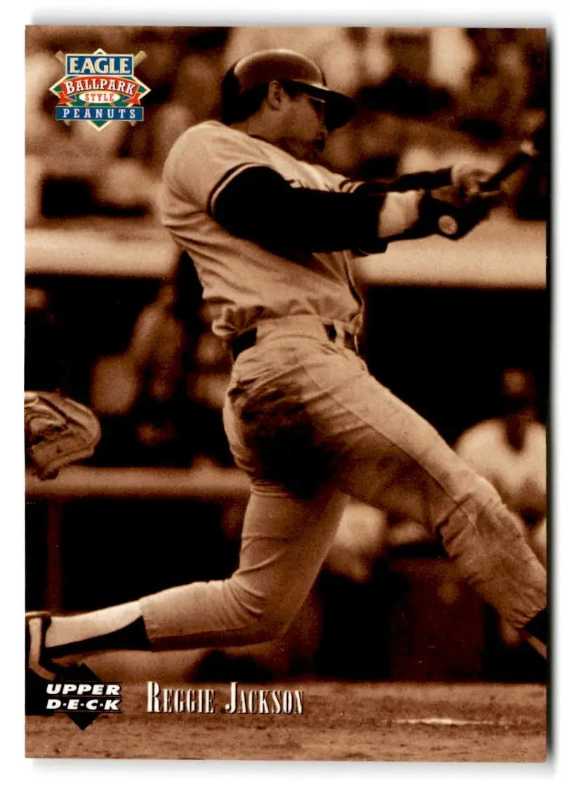 1995 Upper Deck Eagle Peanuts Legends #2 Reggie Jackson - Baseball Card Single