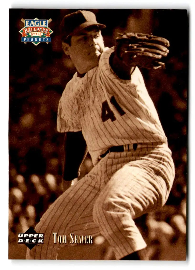 1995 Upper Deck Eagle Peanuts Legends #3 Tom Seaver - Baseball Card Single