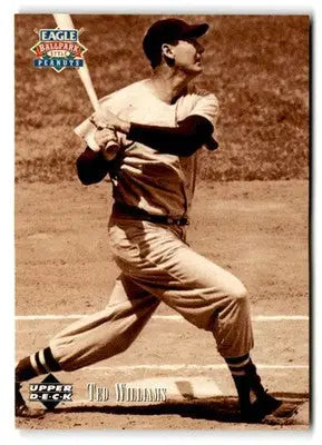 1995 Upper Deck Eagle Peanuts Legends #5 Ted Williams - Baseball Card Single
