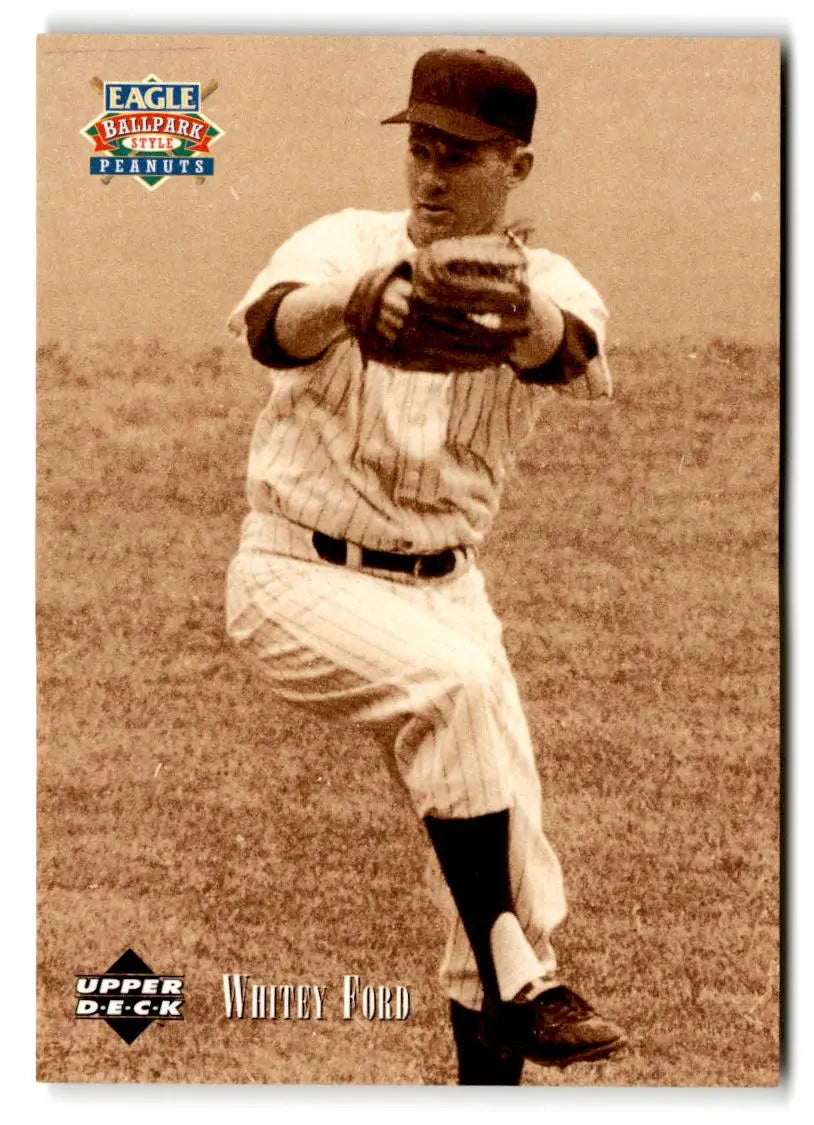 1995 Upper Deck Eagle Peanuts Legends #6 Whitey Ford - Baseball Card Single
